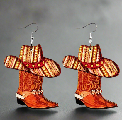 cowboy earrings