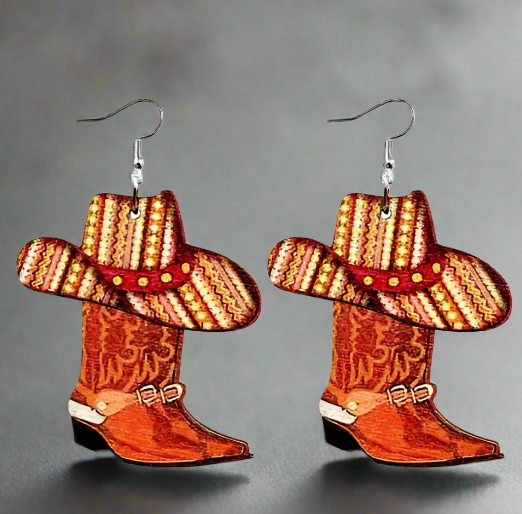 cowboy earrings
