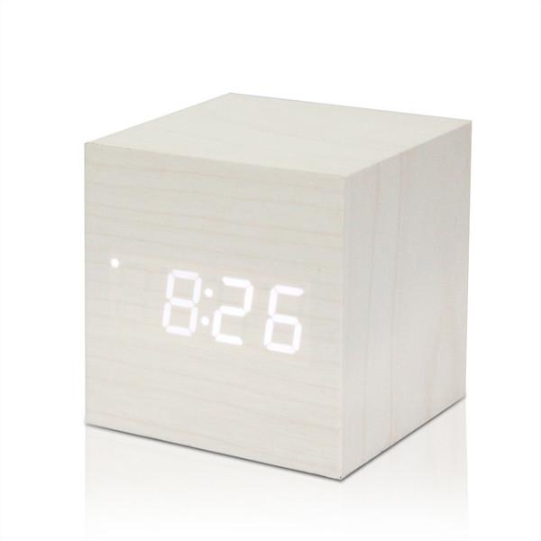 white box alarm clock