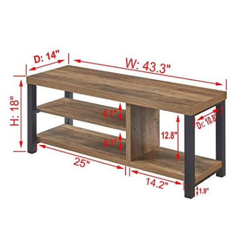 entry bench measurements