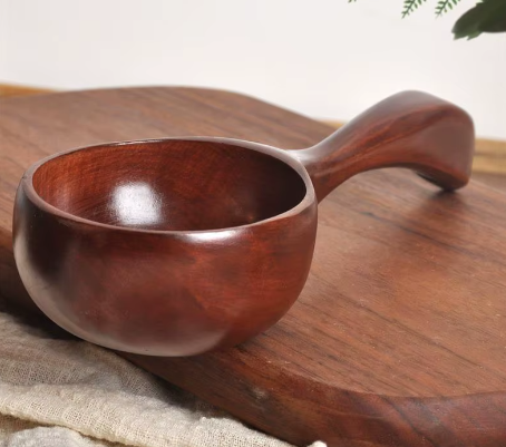 ladle on a cutting board