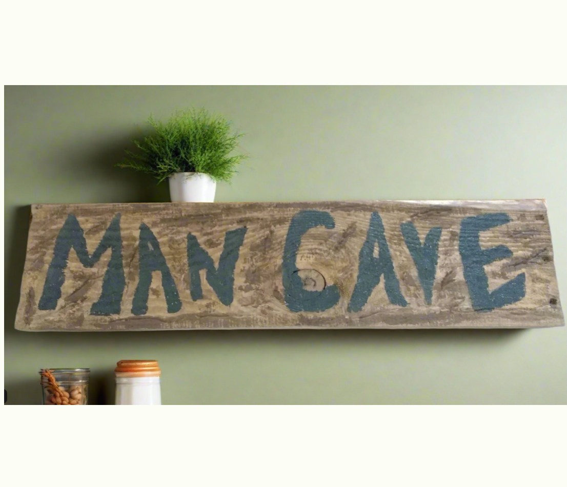 man cave sign