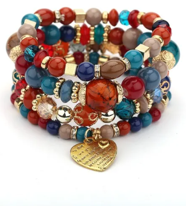 nepal style bead bracelet