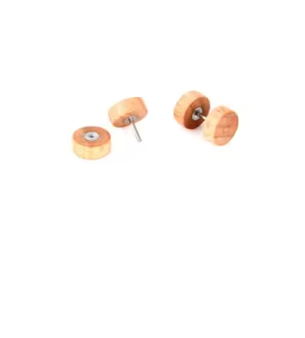 oak stud earrings