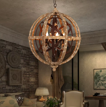 globe chandelier