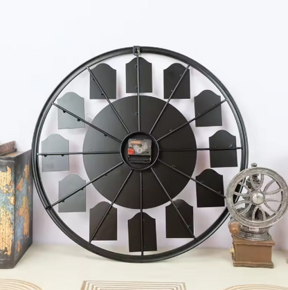 shopping tag clock-backside view
