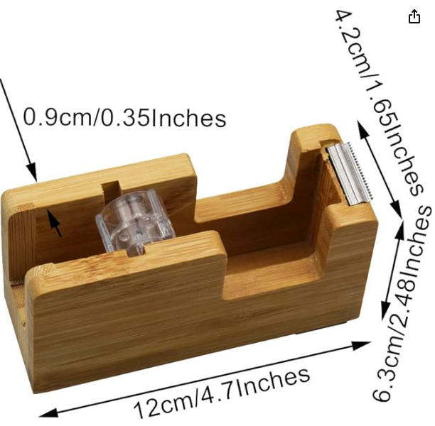 tape dispenser measurements