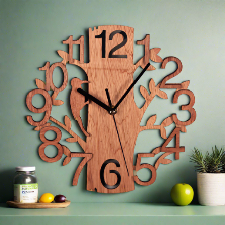 clock in the kitchen