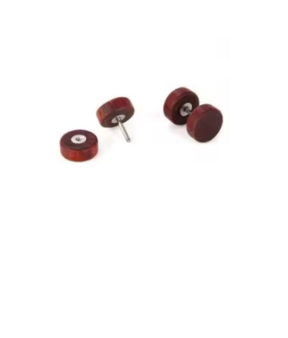 walnut stud earrings