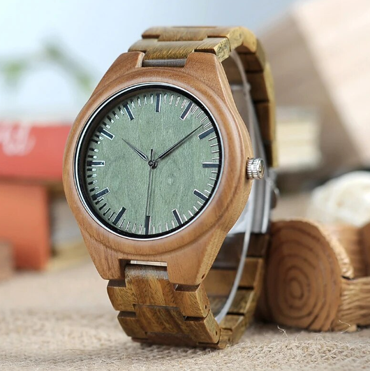 wood watch for men