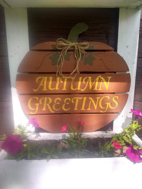 Autumn Pallet wood sign