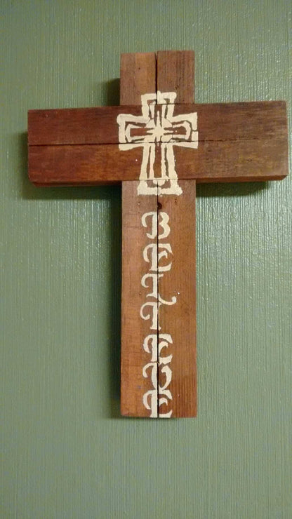 Pallet sign Believe