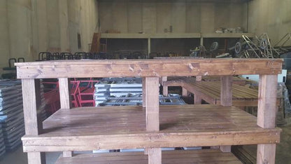 benches stack well in storage between your events
