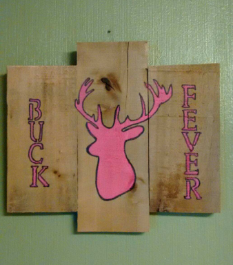 Buck Fever painted pink for the ladies