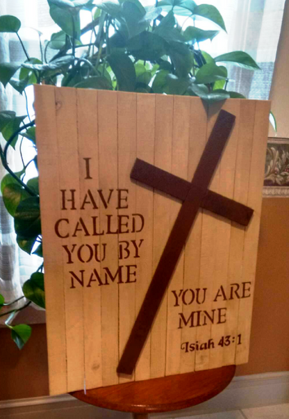 Called By Name pallet sign