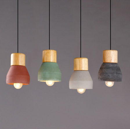 Pendant Wood Drop Lighting