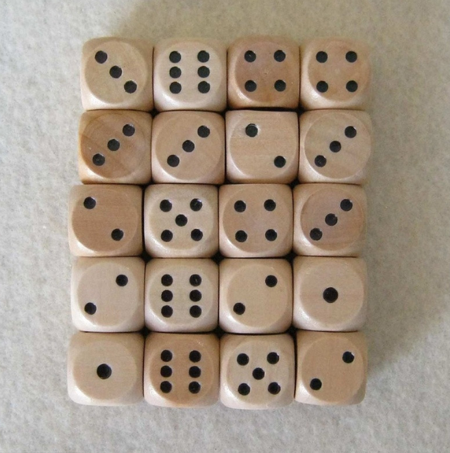 dice for trade show games