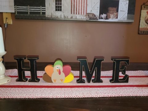 HOME decoration with turkey