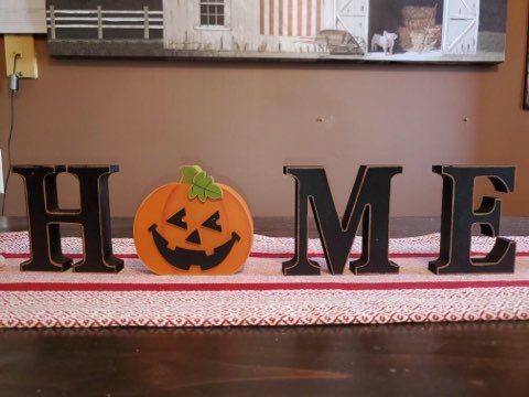 HOME decoration with pumkin