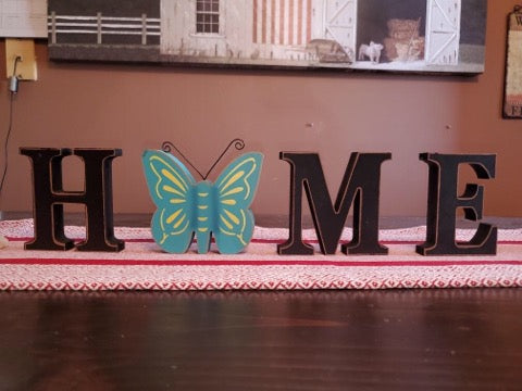 HOME decoration with butterfly