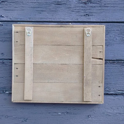 home sweet home pallet sign backside view