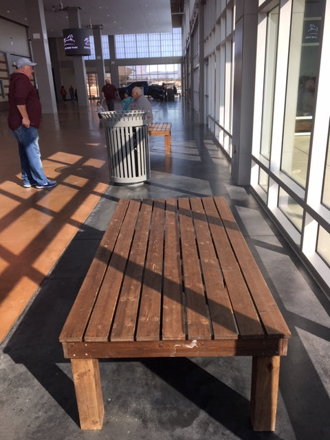 Venue bench seating