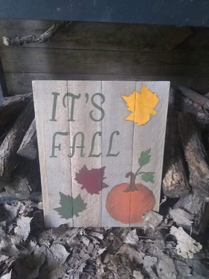 Its Fall pallet wood sign