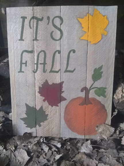 Its Fall pallet wood sign