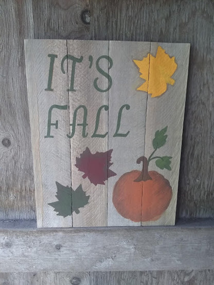 Its Fall pallet wood sign