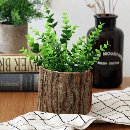 log planter