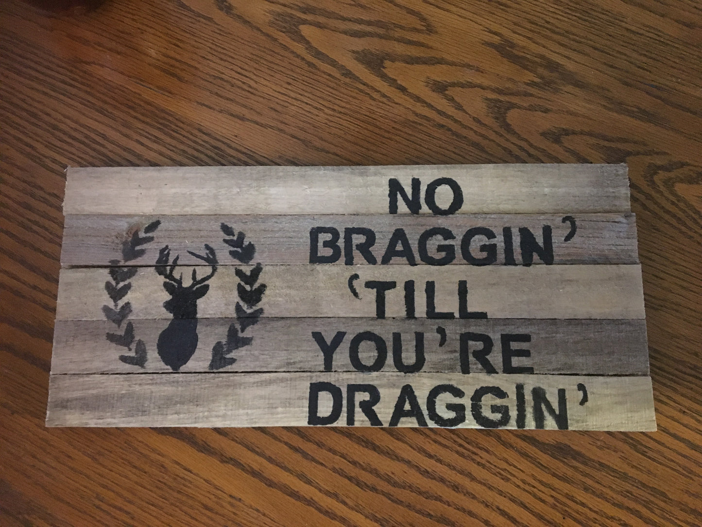 pallet sign for hunters and hunting