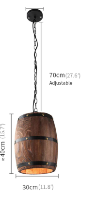 oak barrel measurements