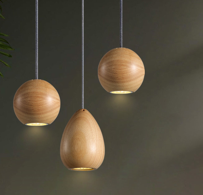 wood cased lights