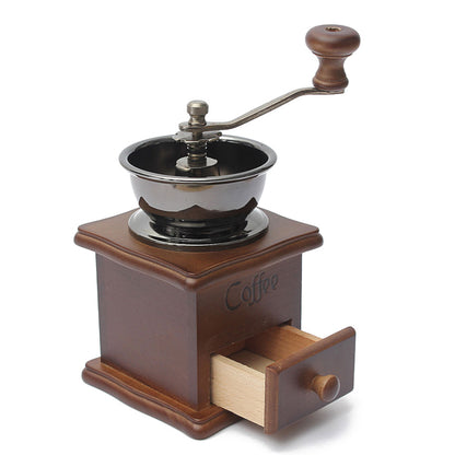 coffee bean grinder side view