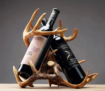 antler bottle holder