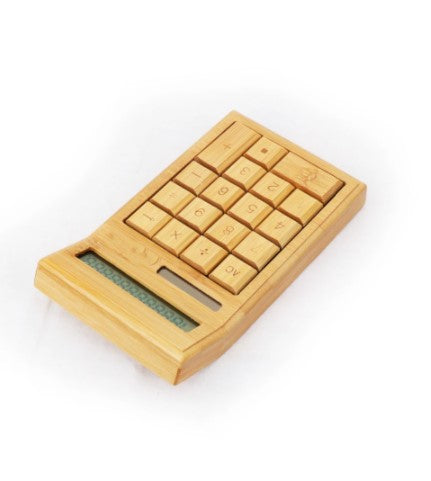 wooden calculator