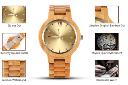 bamboo watch features