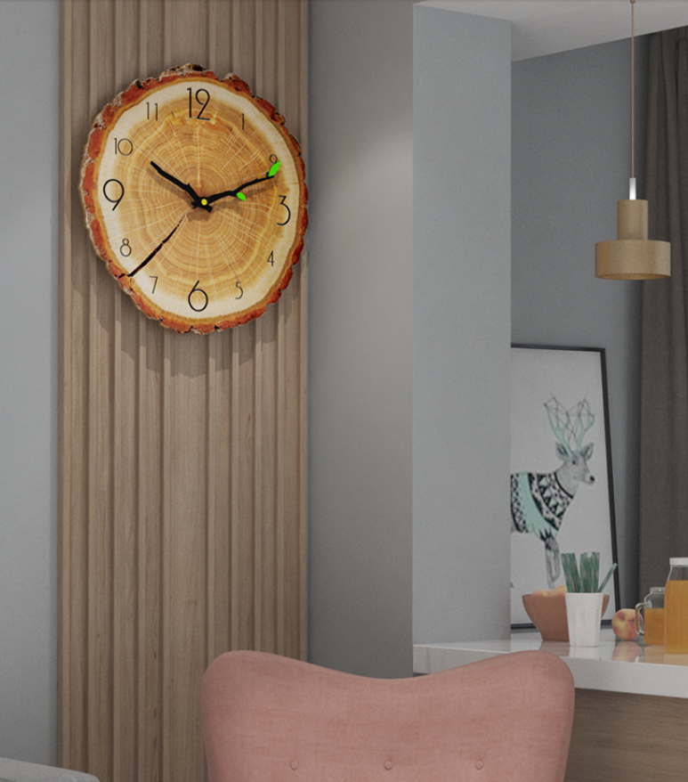 wall clock hanging