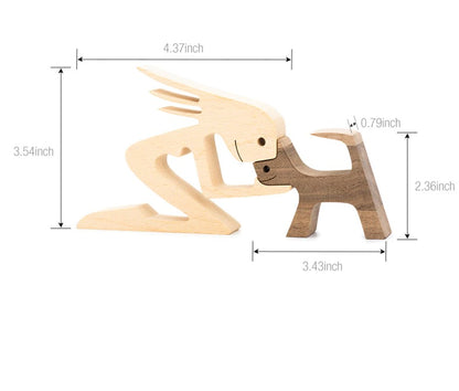 Person and Pet Desk Decor