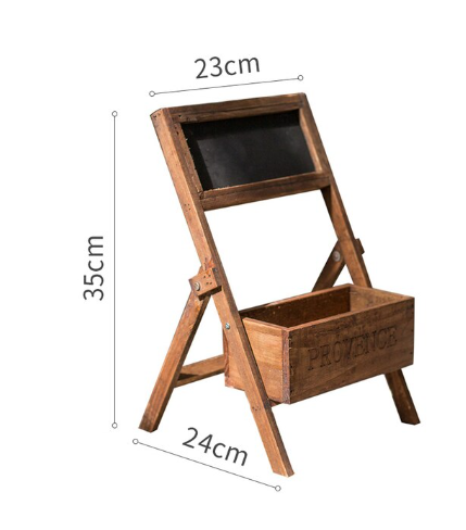 chalkboard plant stand-measurements