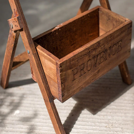 chalkboard plant stand-plant box