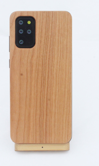 cherry wood phone case