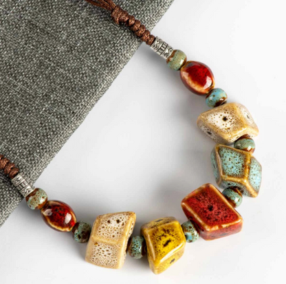 color bead necklace