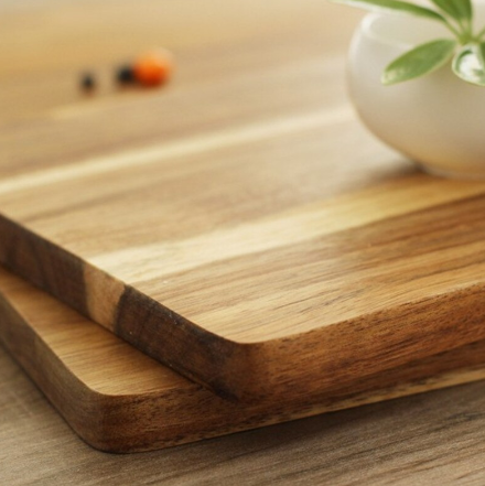 cutting boards-close up of edges