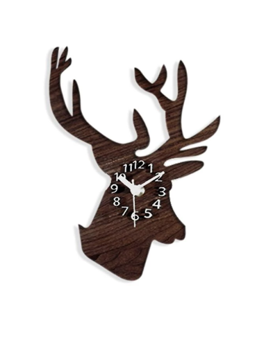 deer mount clock