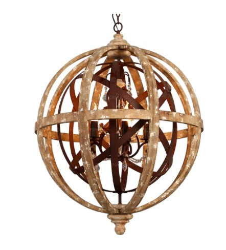 globe chandelier