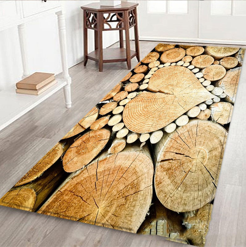 heart log floor runner