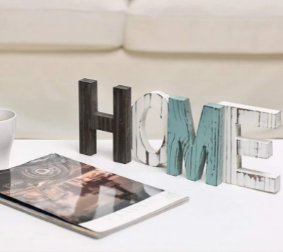 home letters decor