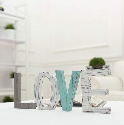 Decoratively Distressed Love Letters