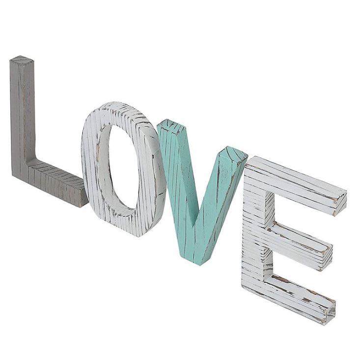 Decoratively Distressed Love Letters